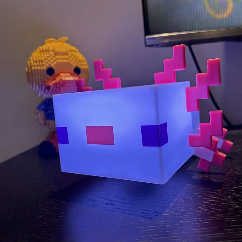 Lampe Minecraft Axolotl