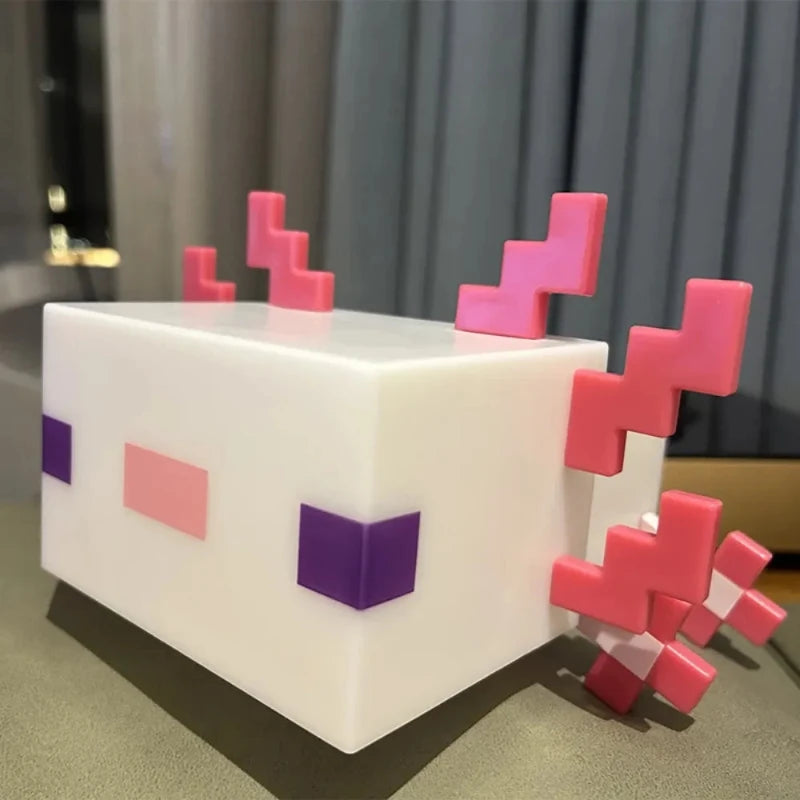 Lampe Minecraft Axolotl