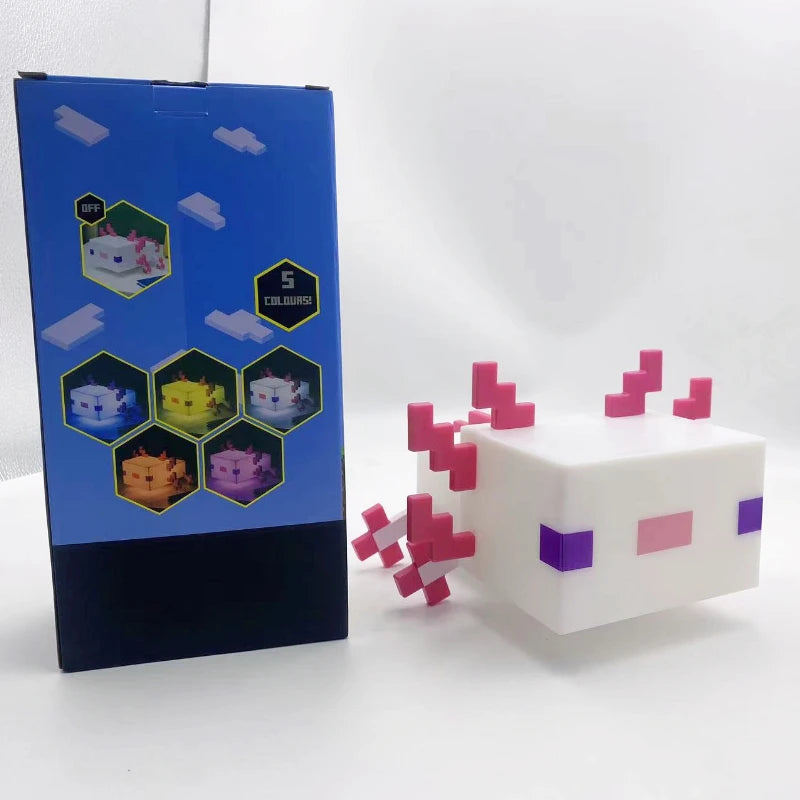 Lampe Minecraft Axolotl