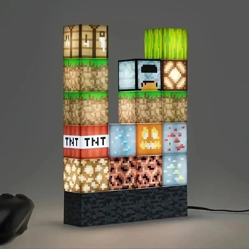 Lampe minecraft bloc