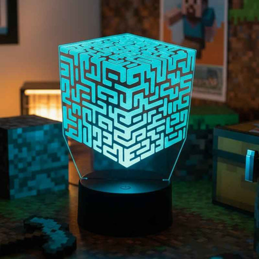 Lampe Minecraft Labyrinthe