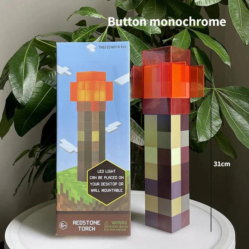 Lampe Minecraft Torche Redstone - Veilleuse de rêve 