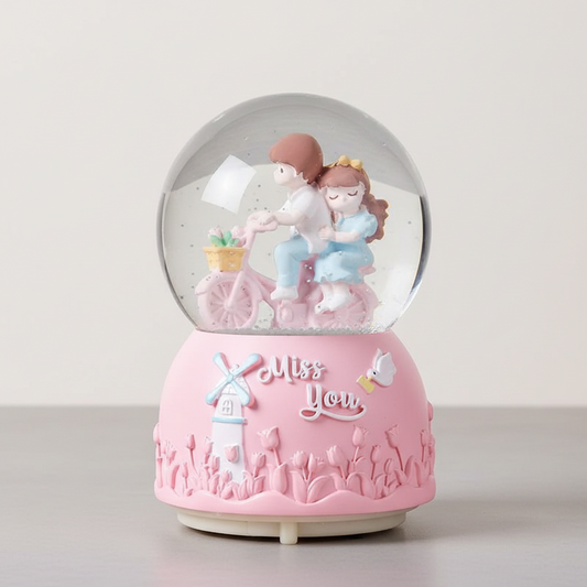 Lampe Miss You Boule de Neige Veilleuse de rêve