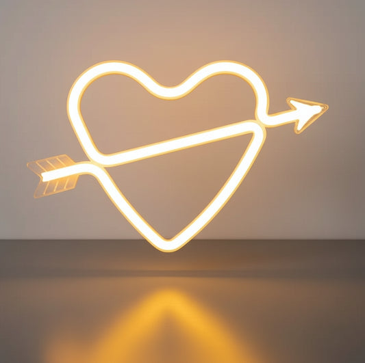 coeur transpercé d'une fleche signification amour