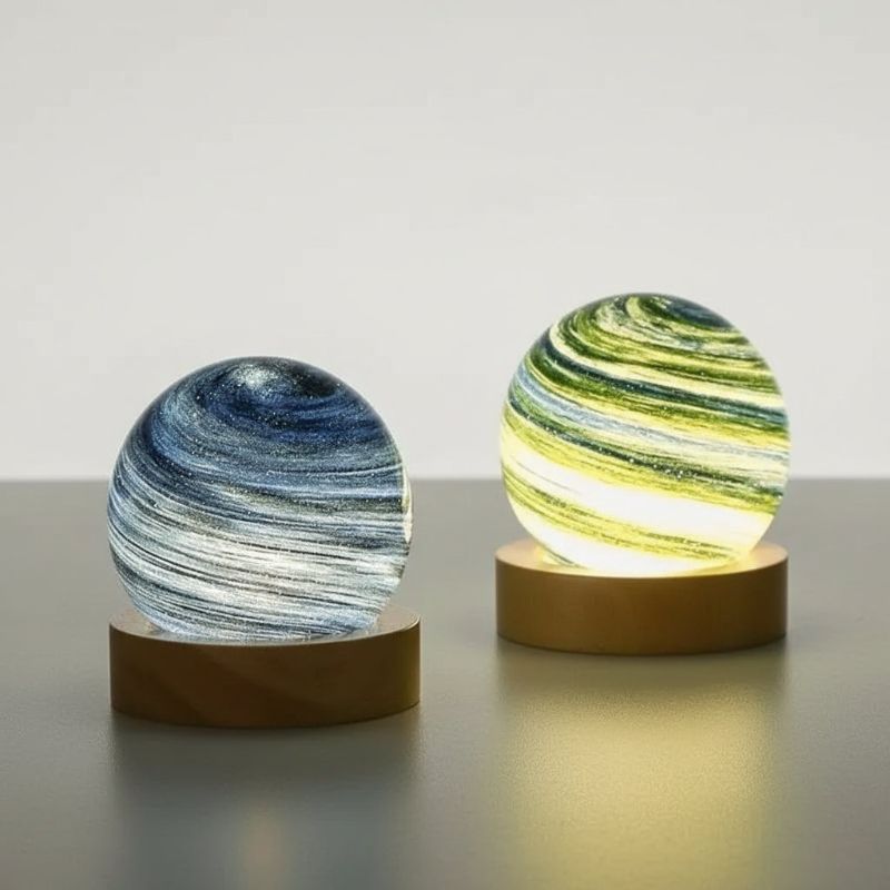 Lampe Cosmique 3D Multi-Planètes LED