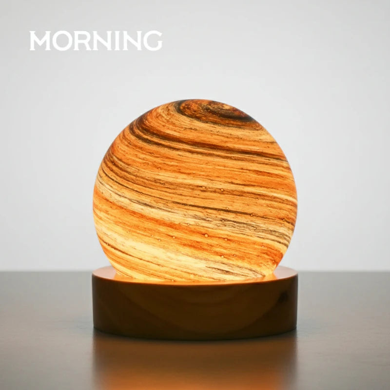 Veilleuse lampe planètes 3D LED chambre enfant cosmos