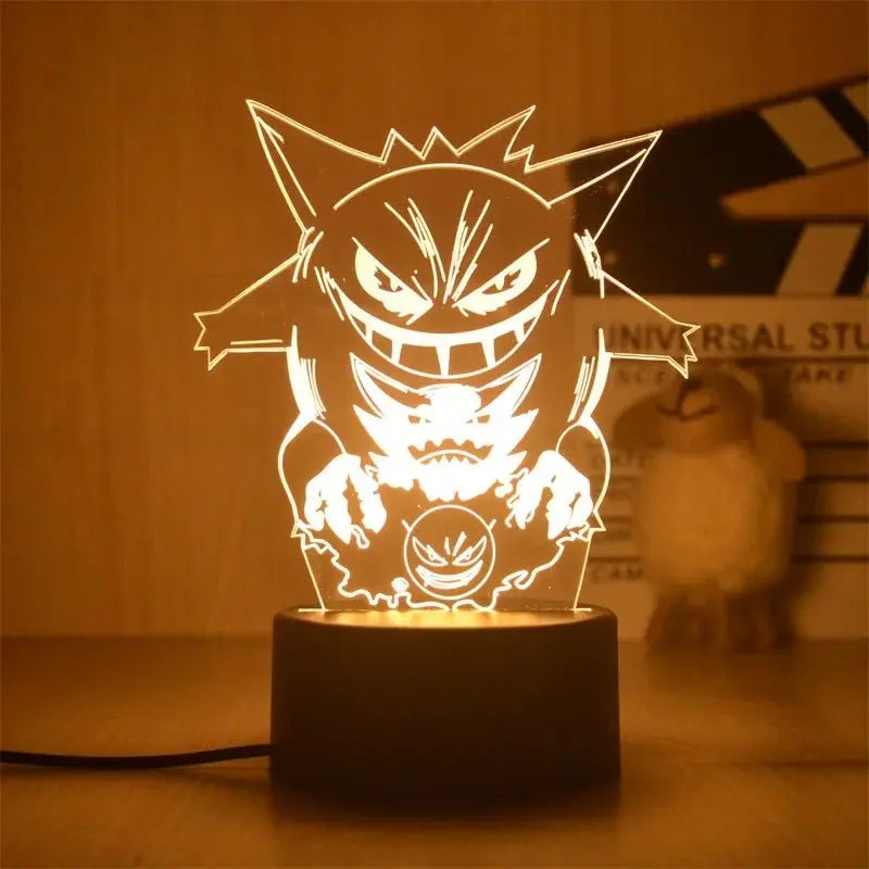 Veilleuse de rêve | Lampe 3D Pokémon | Ectoplasma