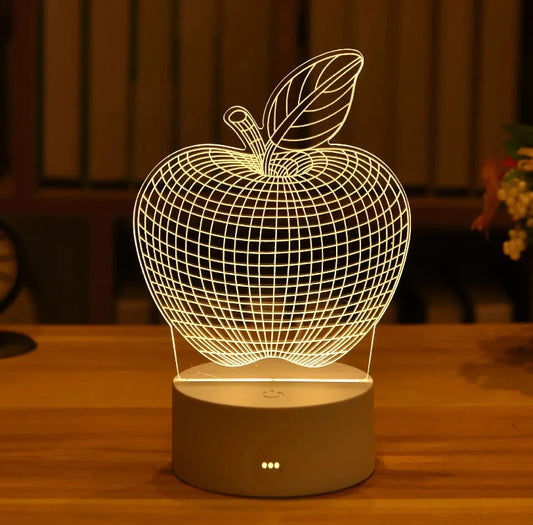 Lampe 3D Pomme