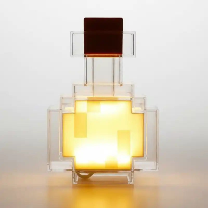 Lampe Minecraft potion alimentation USB sans piles