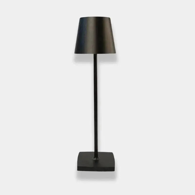 lampe de chevet rechargeable noir fond blanc