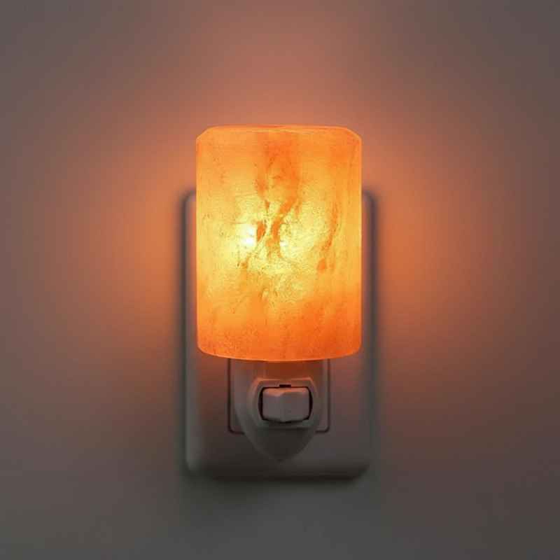 Lampe sel Himalaya bienfaits lumière chaude naturelle