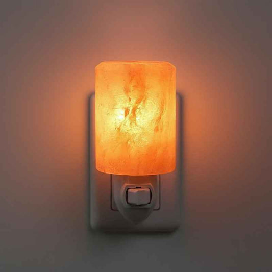 Lampe sel Himalaya bienfaits lumière chaude naturelle