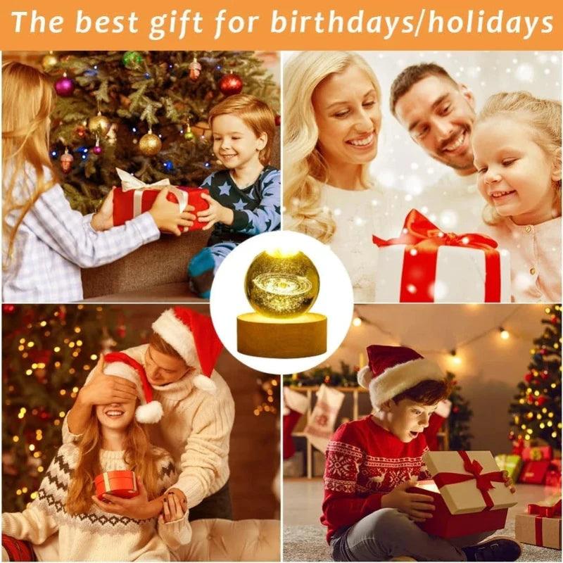 Veilleuse Boule de Cristal Stitch 3D - Veilleuse de rêve