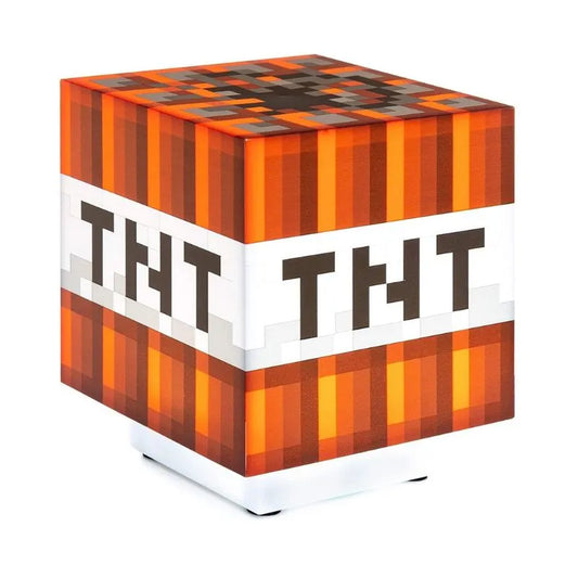 Lampe sonore Minecraft TNT Fond Blanc