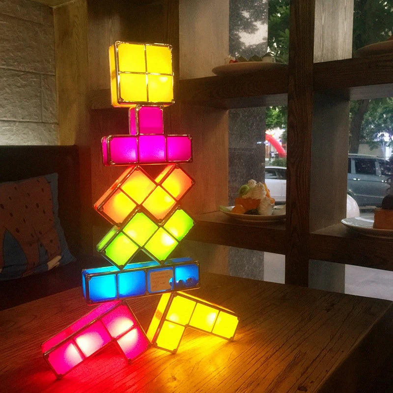 Lampe Tetris Design