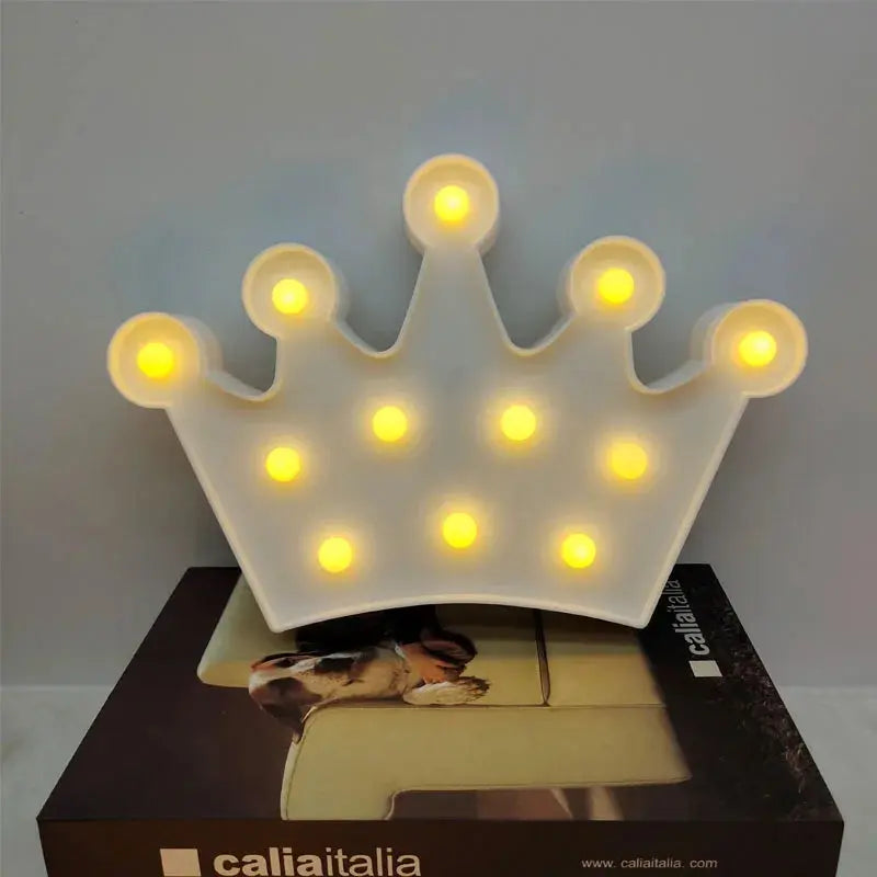 Veilleuse Led Couronne Blanc