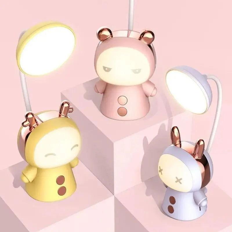 Lampe bureau mignonne fille déco chambre veilleuse LED