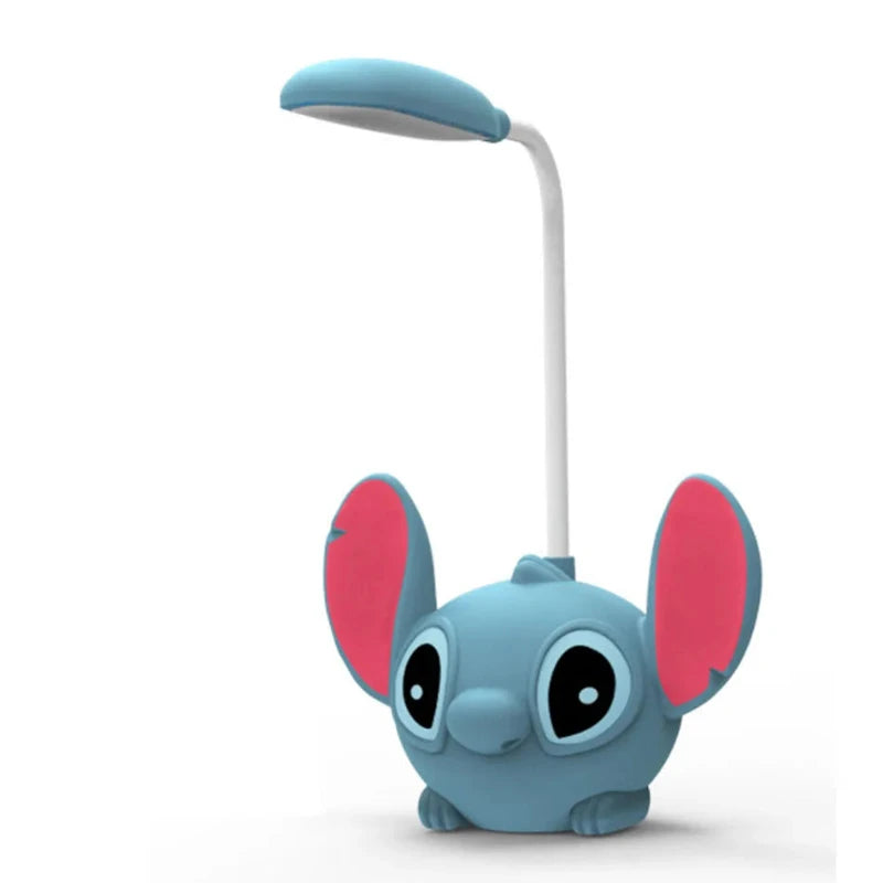 Stitch Anime Lamp Figure Stich Eye Led Night Light USB Charging with Pencil Sharpener Figure Model Kids Christmas Gift Veilleuse de rêve