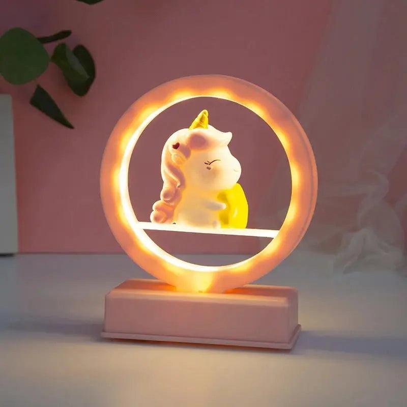 Lampe de Chevet Licorne Lumière - Veilleuse de rêve