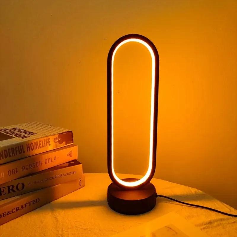 Lampe de Chevet Noire Ovale - Veilleuse de rêve 