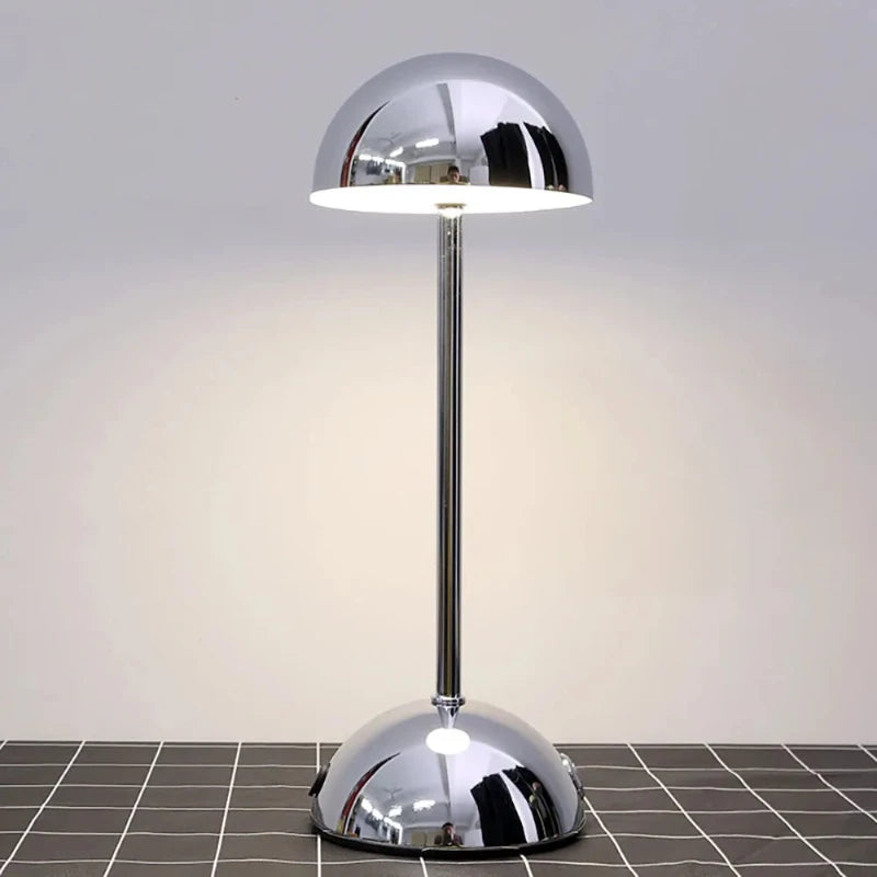 Lampe de Chevet en Argent