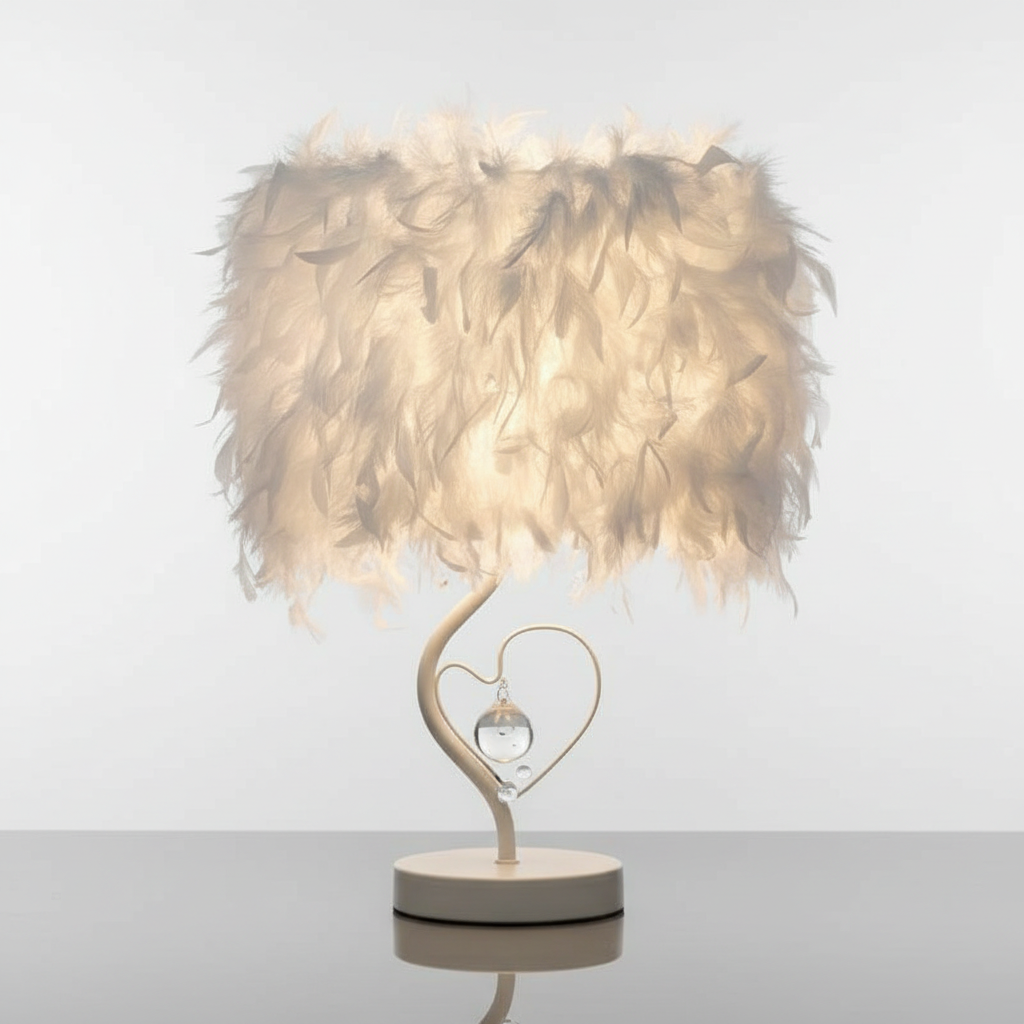 Lampe de Chevet en Plume Veilleuse de rêve