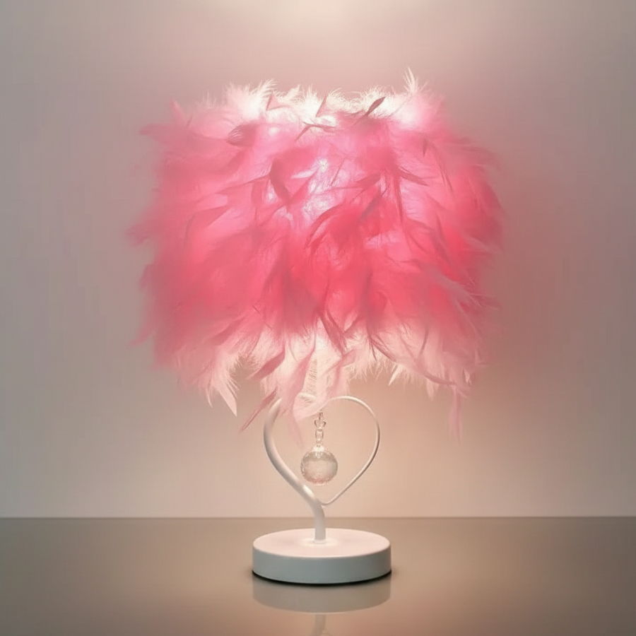 Lampe de Chevet en Plume Veilleuse de rêve