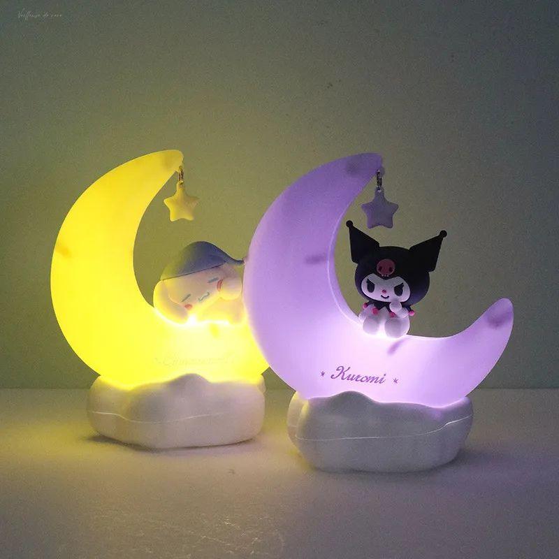 Lampe lune personnages japonais Kuromi Cinnamoroll LED