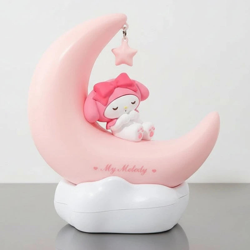 Veilleuse lampe lune personnages mignons déco chambre enfant