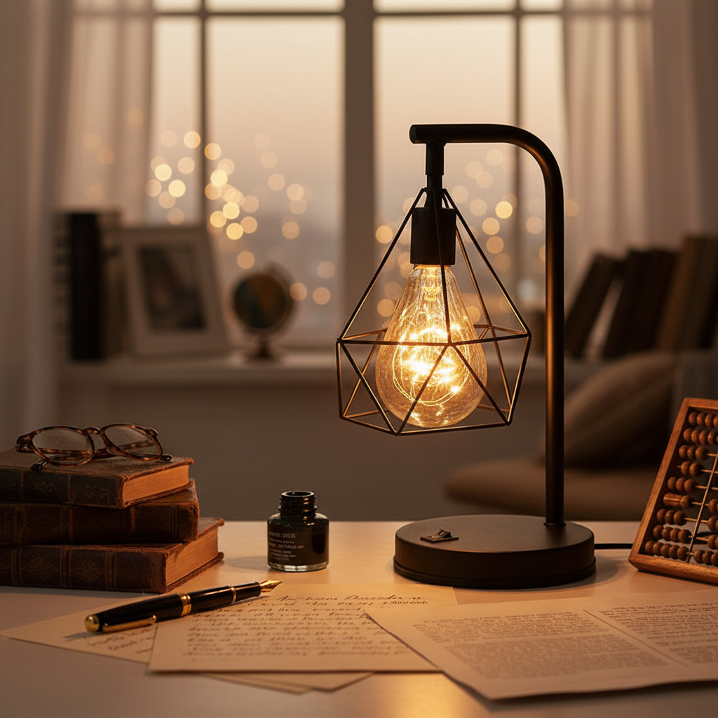 Lampes Sur Pied Industriel Noir Veilleuse de rêve