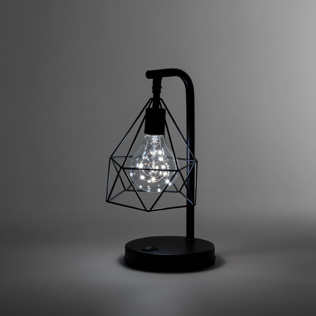 Lampes Sur Pied Industriel Noir Veilleuse de rêve