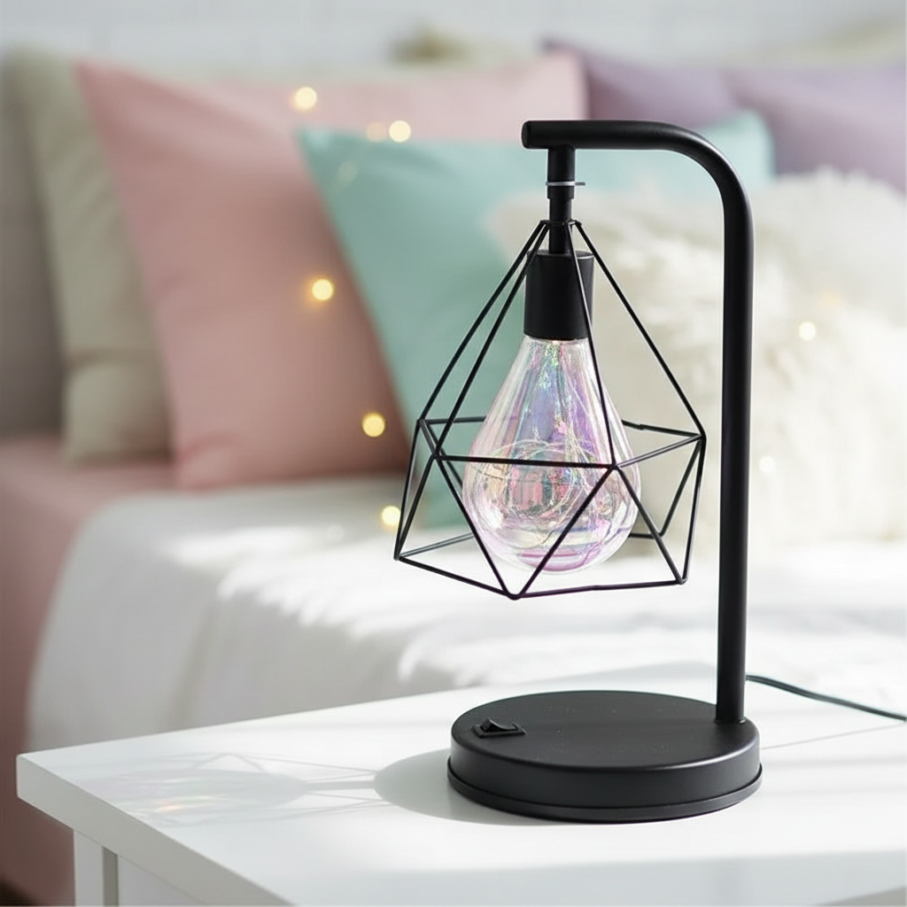 Lampes Sur Pied Industriel Noir Veilleuse de rêve