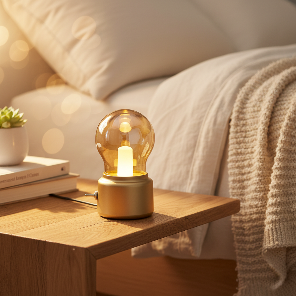 Lampes Chevet Sans Fil Vintage Veilleuse de rêve