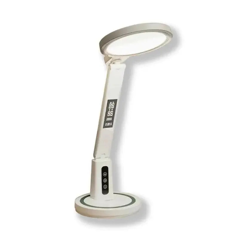 Lampe Pliable LED Avec Montre Blanc Fond Blanc