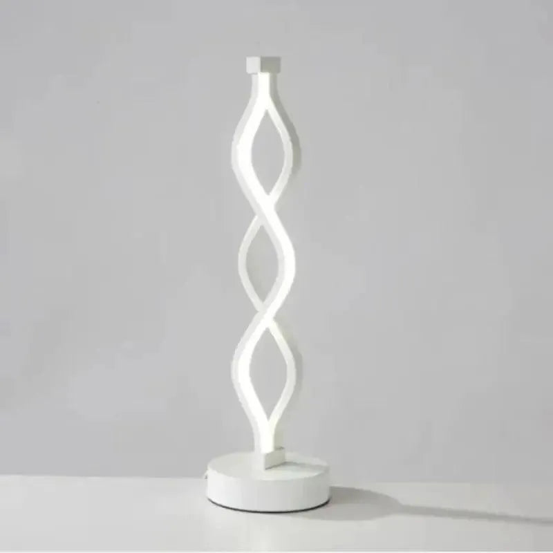 Lampe Spirale A Poser Blanc