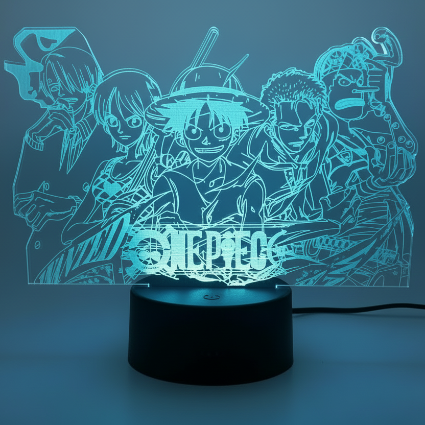 Manga-Lampe | One Piece Family 3D