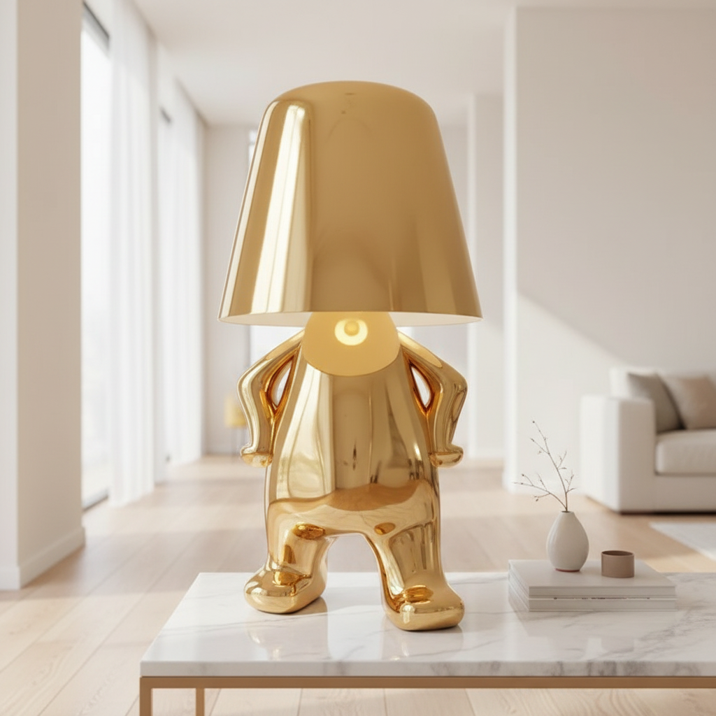 Lampes de Chevet Doré Bonhomme Veilleuse de rêve