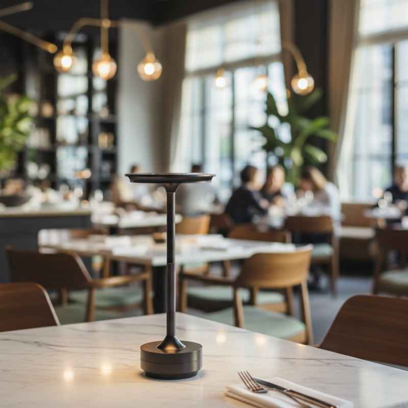 Lampe LED gradation 3 tons noir