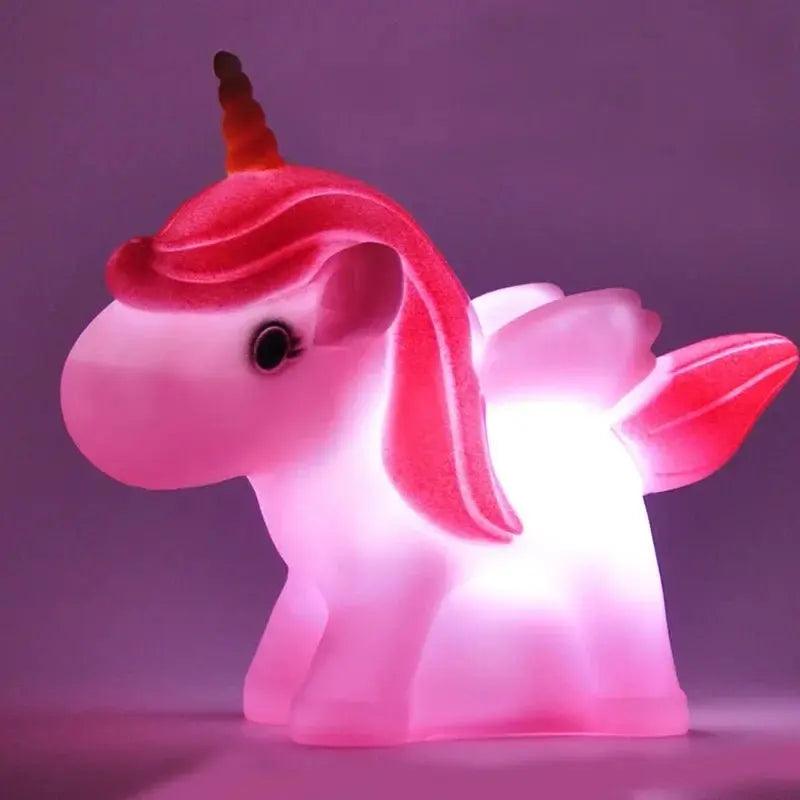 Veilleuse de rêve | Veilleuse Licorne Rose