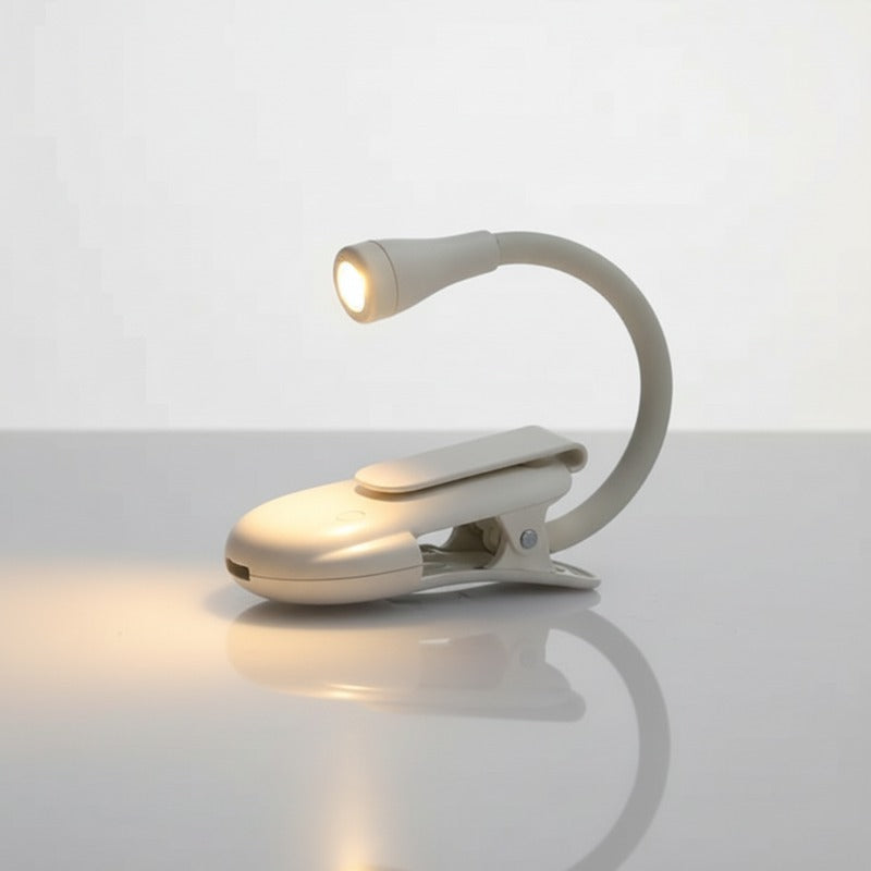 Liseuse lampe pince livre flexible éclairage doux page turning