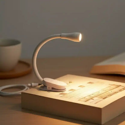 Lampe de lecture rechargeable USB blanc