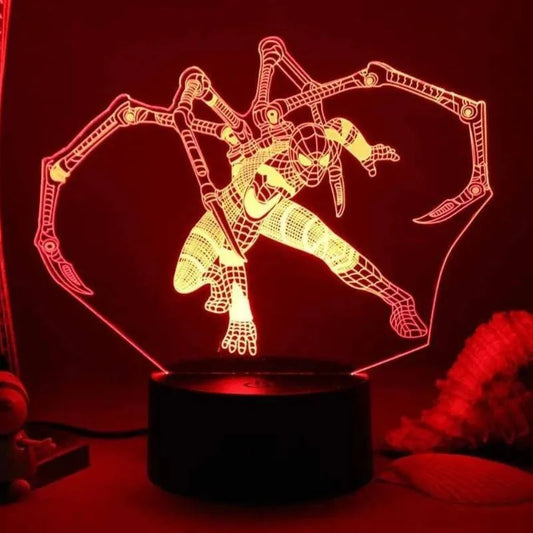 Lumière Led 3D Spiderman Super