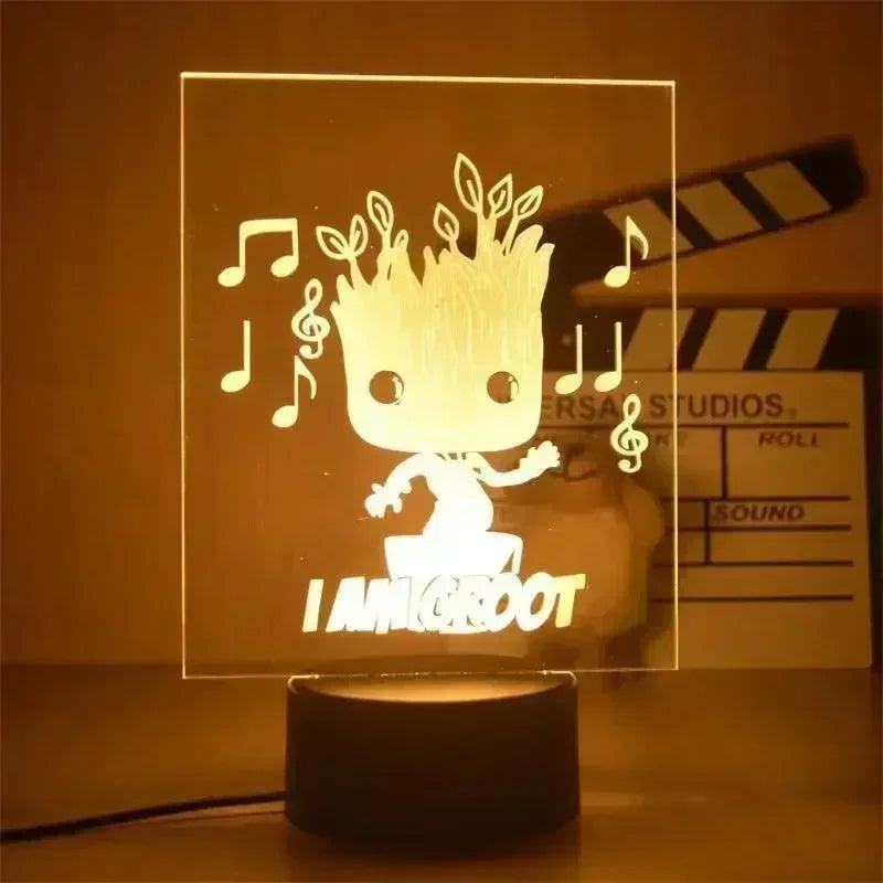 Lampe 3D I Am Groot