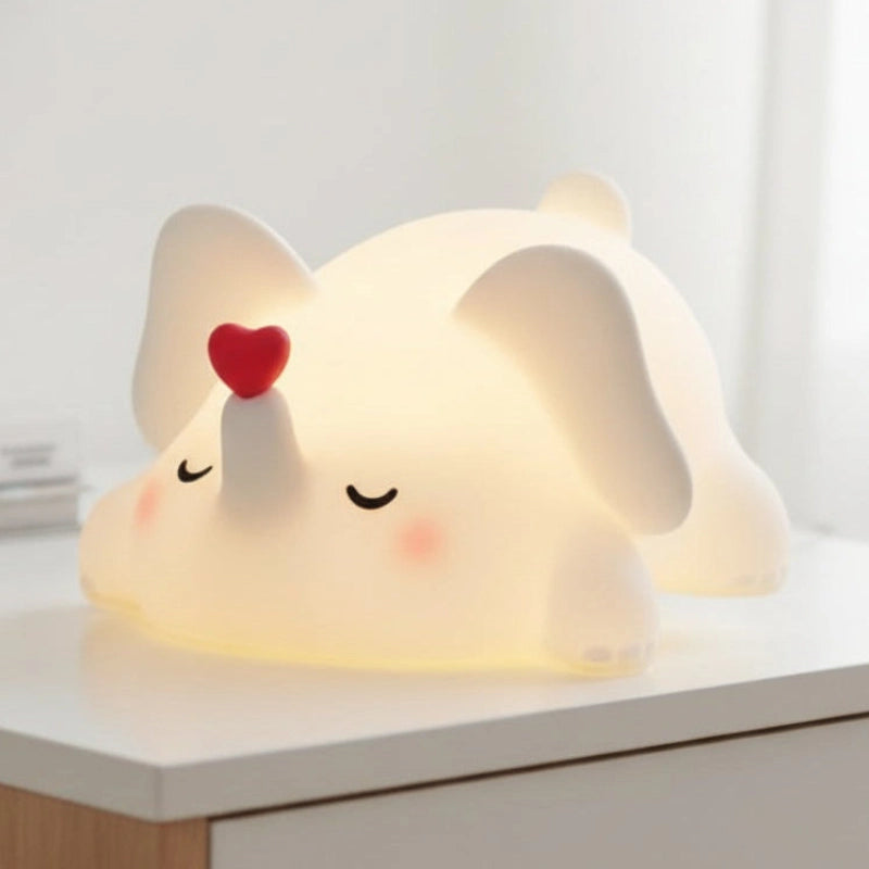 lumière tamisée veilleuse éléphant rechargeable LED USB