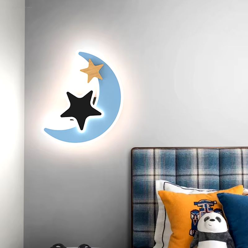 Lampe Murale Chambre | Lune 3D à changer image Veilleuse de rêve