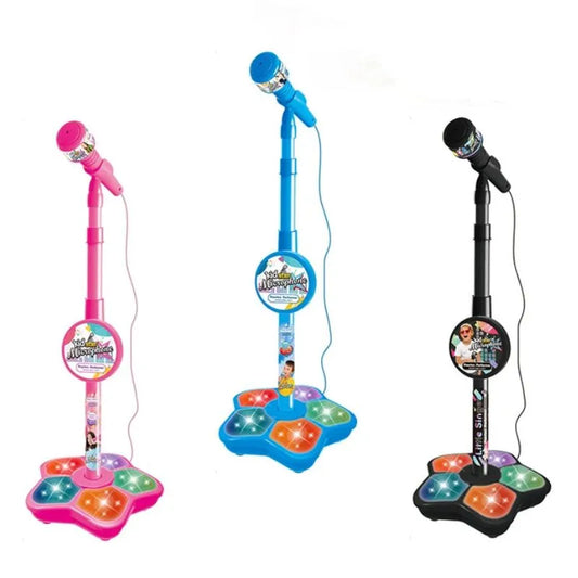 micro karaoké fond blanc