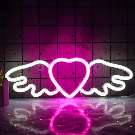 LED Néon en Forme De Coeur