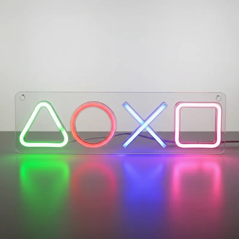 Lampe de chevet Playstation Neon Murale Led