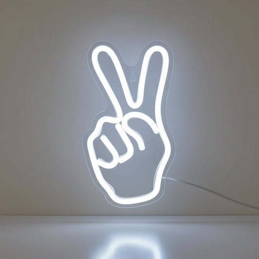Peace Néon LED Allumer Dans La Nuit
