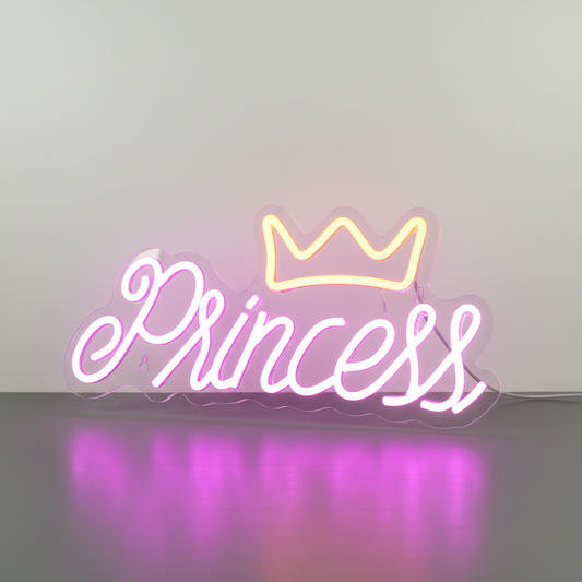 Neon Led Princesse Couronne Veilleuse de rêve